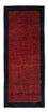 Alfombra de pasillo Alfombra Gabbeh - Persa - 193 x 80 cm - rojo vino