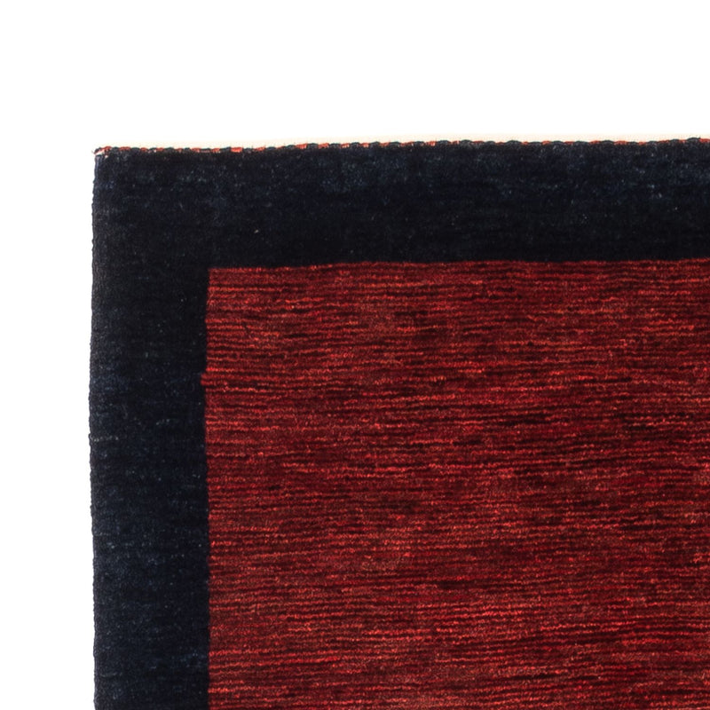 Alfombra de pasillo Alfombra Gabbeh - Persa - 193 x 80 cm - rojo vino