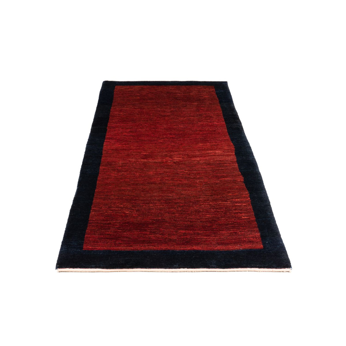 Alfombra de pasillo Alfombra Gabbeh - Persa - 193 x 80 cm - rojo vino