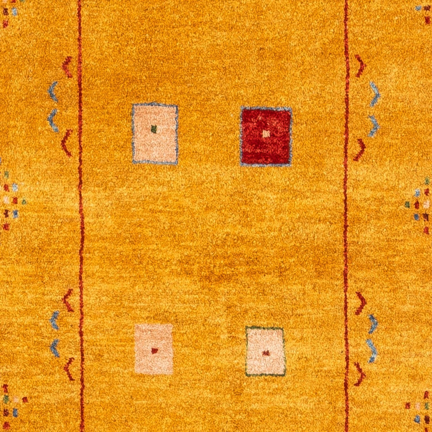 Alfombra de pasillo Alfombra Gabbeh - Persa - 204 x 84 cm - oro