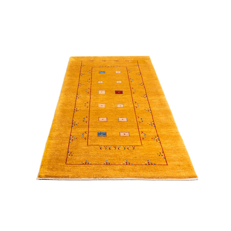 Alfombra de pasillo Alfombra Gabbeh - Persa - 204 x 84 cm - oro