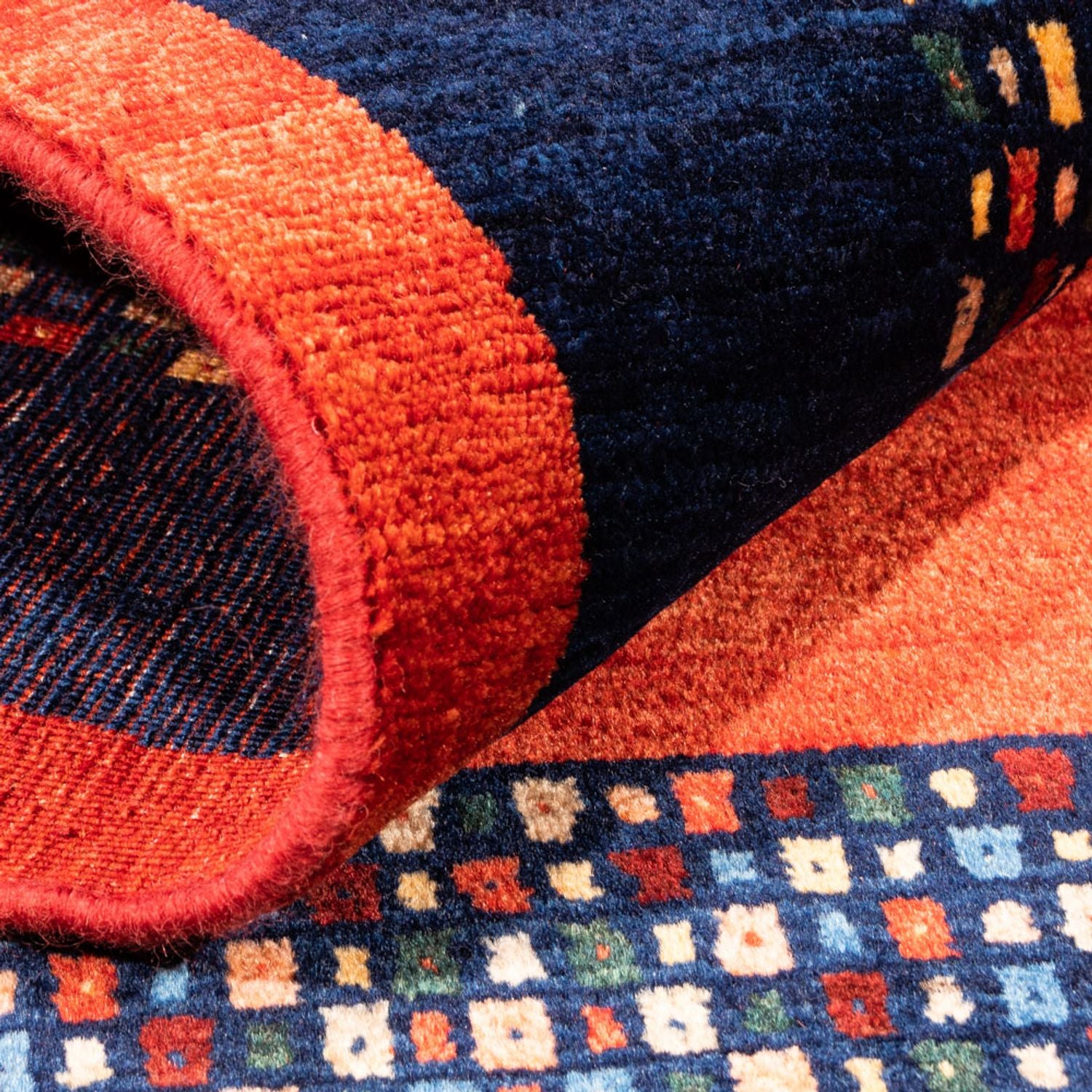 Alfombra Gabbeh - Persa - 152 x 101 cm - rojo