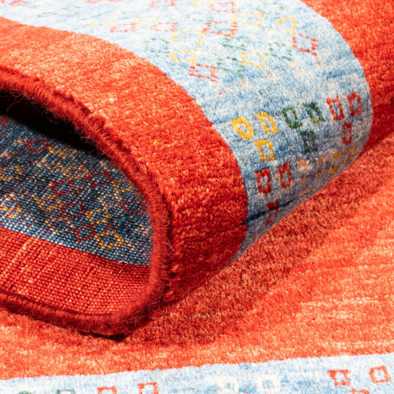 Alfombra Gabbeh - Persa - 145 x 99 cm - rojo