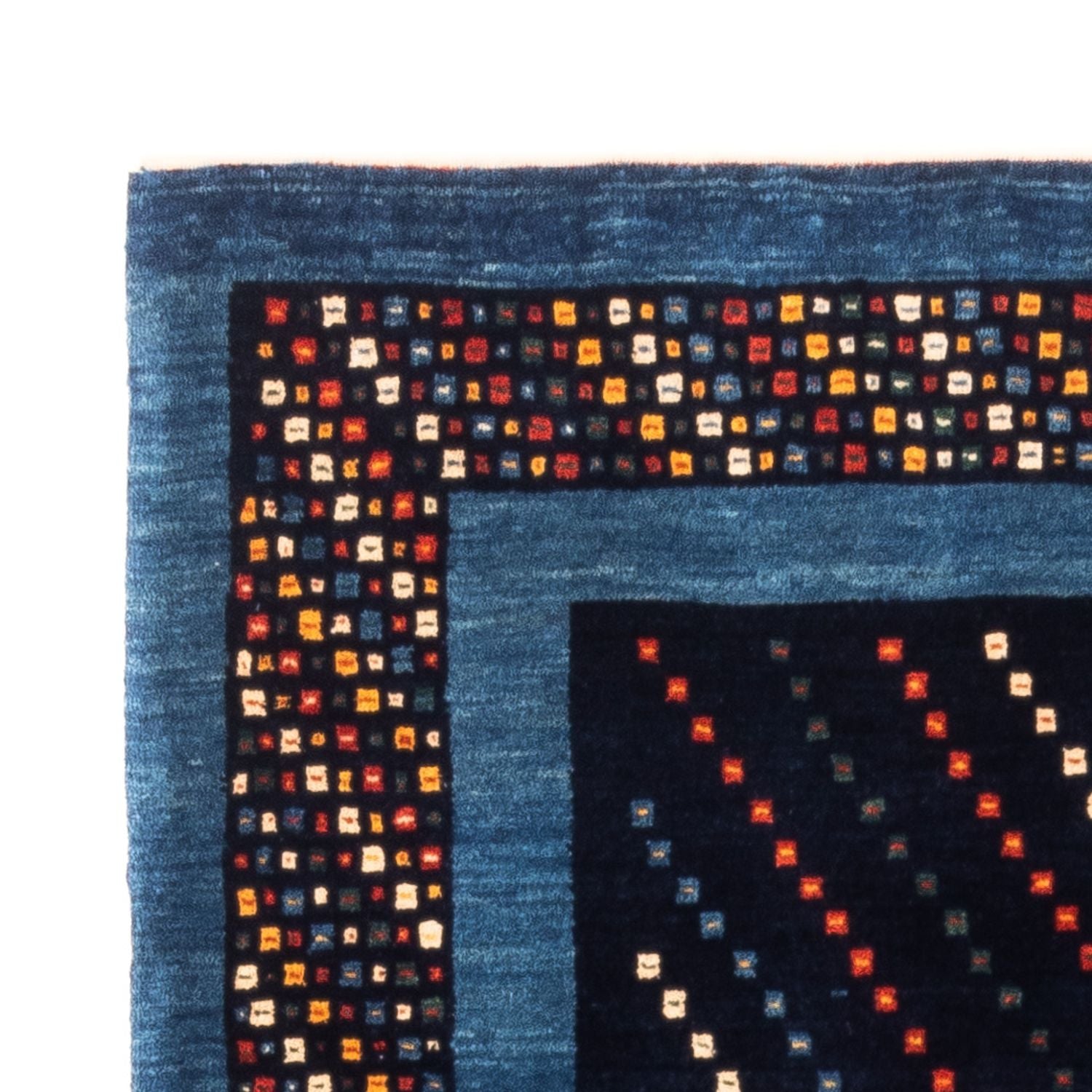 Alfombra Gabbeh - Persa - 150 x 100 cm - azul