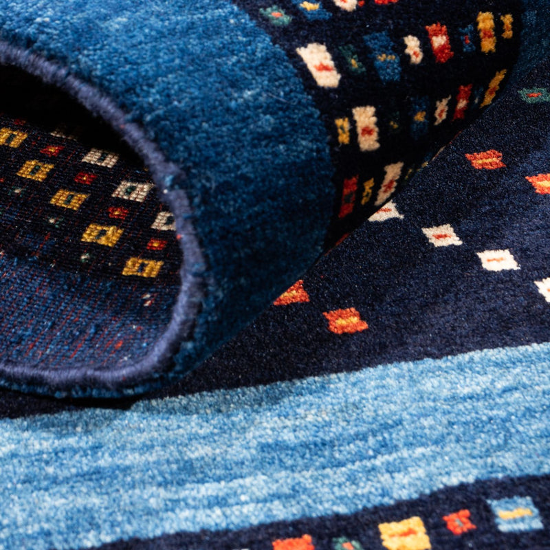 Alfombra Gabbeh - Persa - 150 x 100 cm - azul
