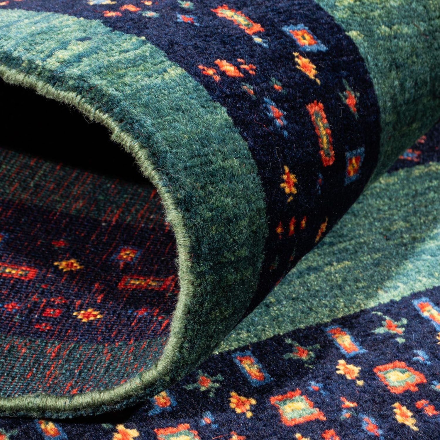 Alfombra Gabbeh - Persa - 127 x 82 cm - multicolor
