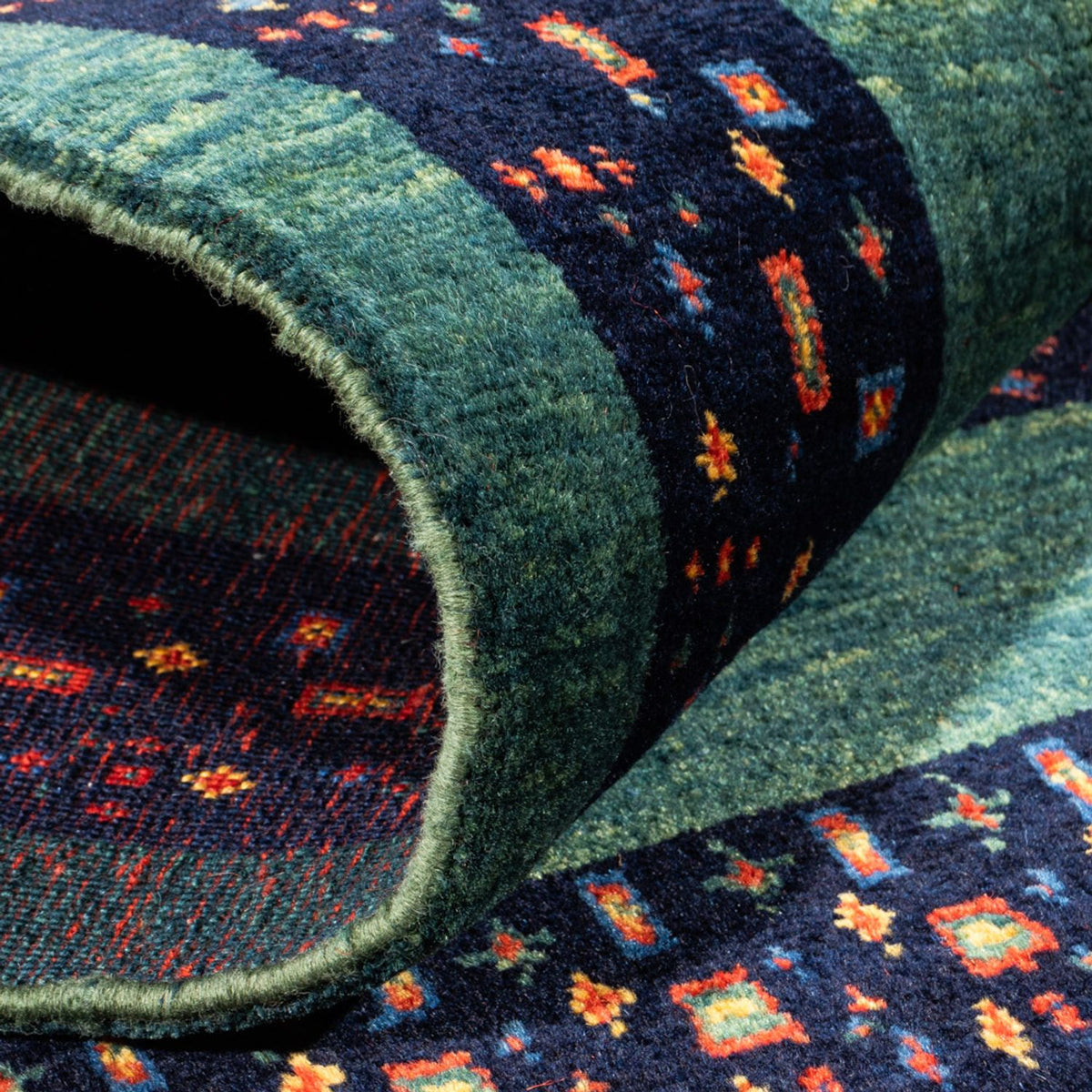 Alfombra Gabbeh - Persa - 127 x 82 cm - multicolor
