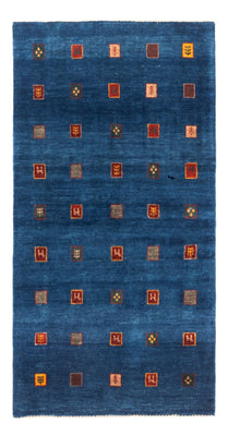 Alfombra Gabbeh - Persa - 149 x 80 cm - azul
