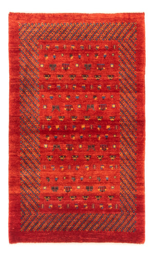 Alfombra Gabbeh - Persa - 130 x 79 cm - rojo
