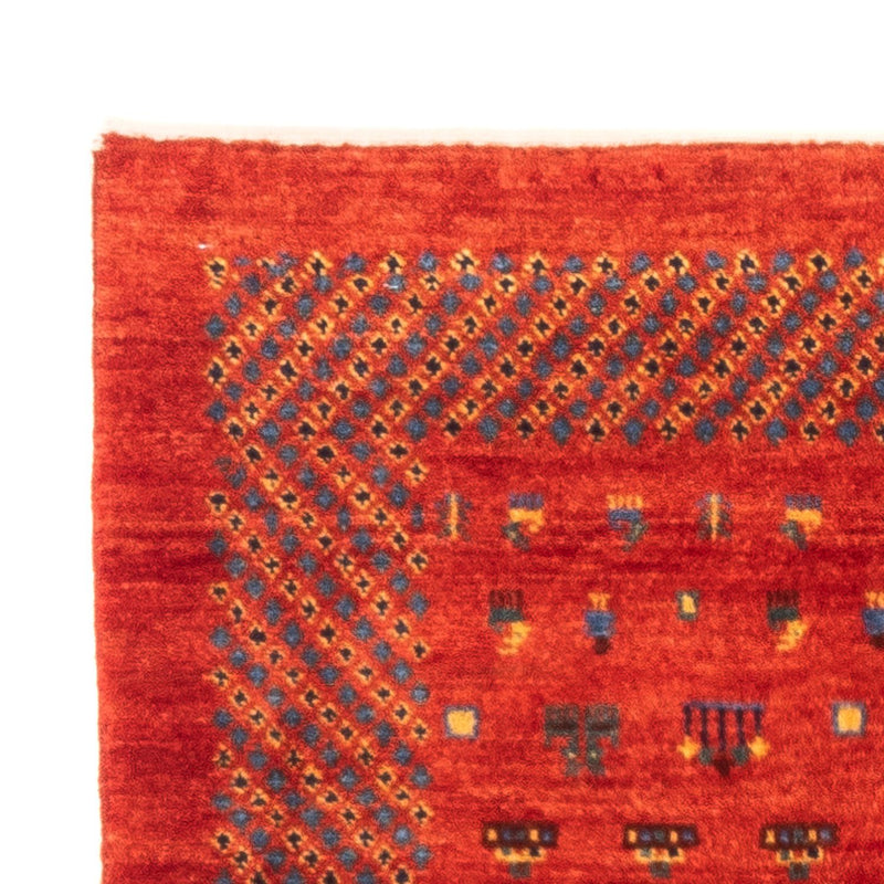 Alfombra Gabbeh - Persa - 130 x 79 cm - rojo