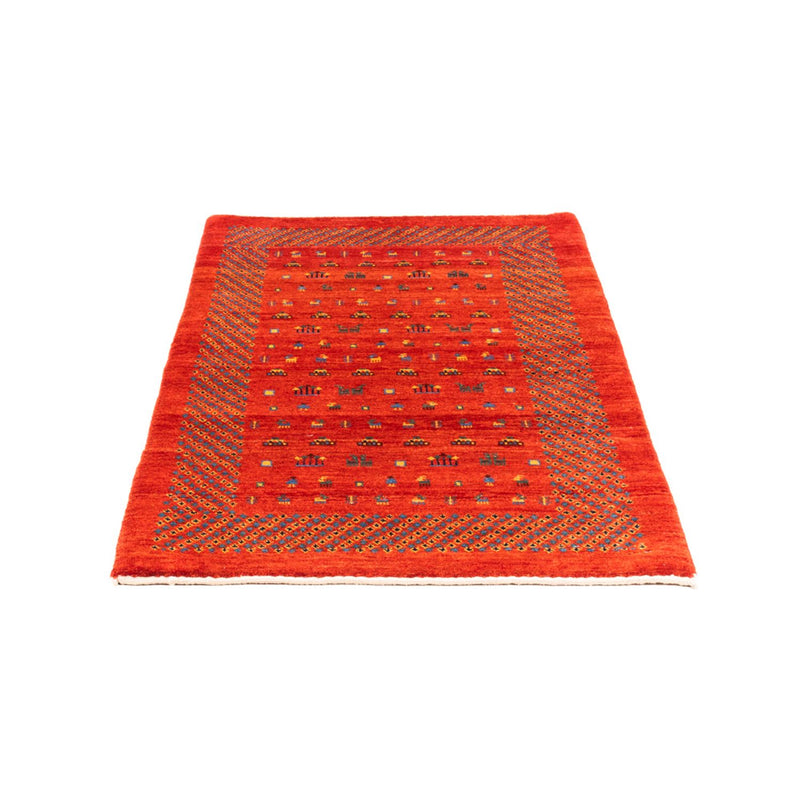 Alfombra Gabbeh - Persa - 130 x 79 cm - rojo