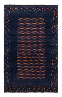 Alfombra Gabbeh - Persa - 128 x 82 cm - azul oscuro
