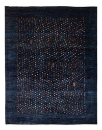 Alfombra Gabbeh - Persa - 201 x 152 cm - azul oscuro