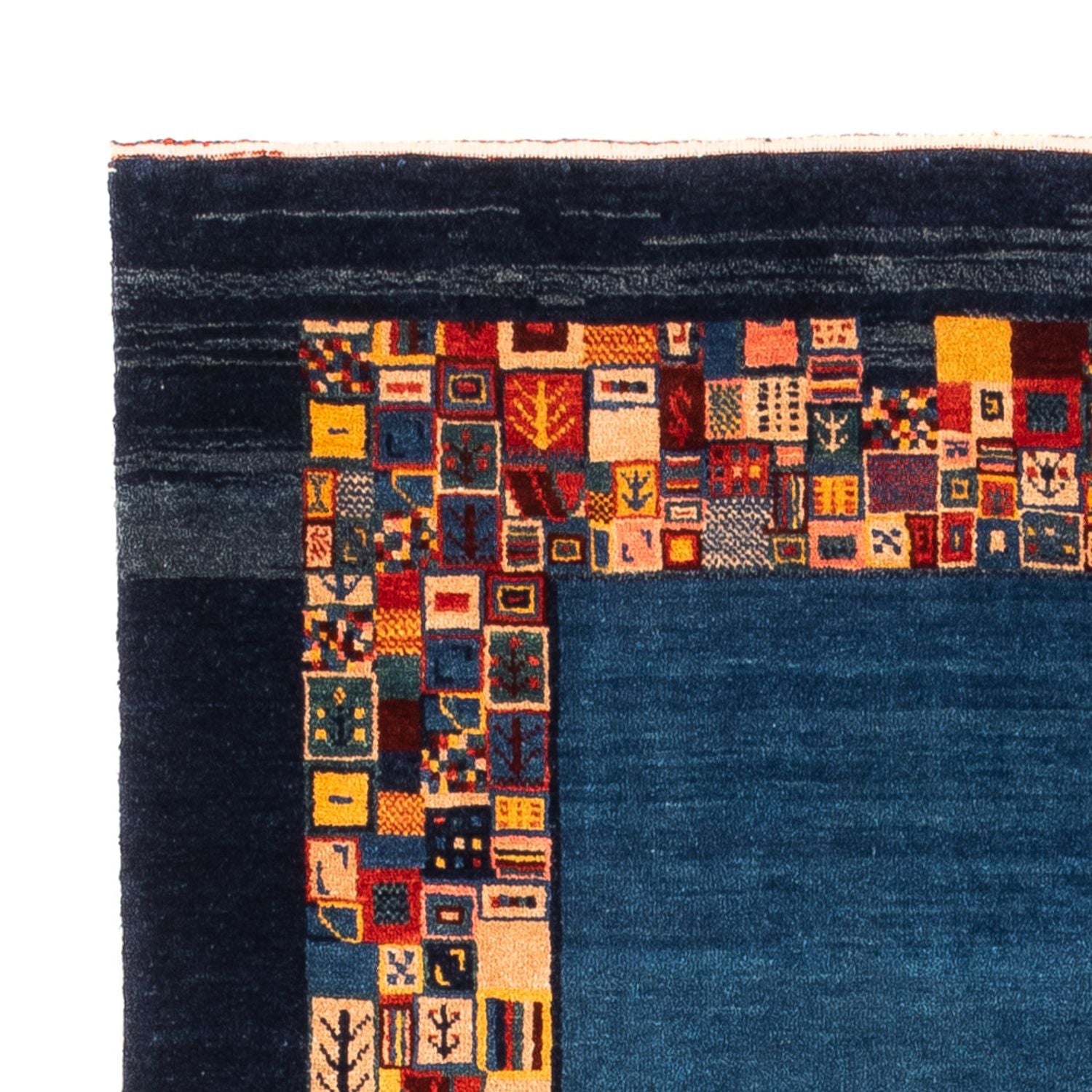 Alfombra Gabbeh - Persa - 190 x 110 cm - azul