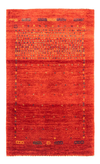 Alfombra Gabbeh - Persa - 128 x 80 cm - rojo