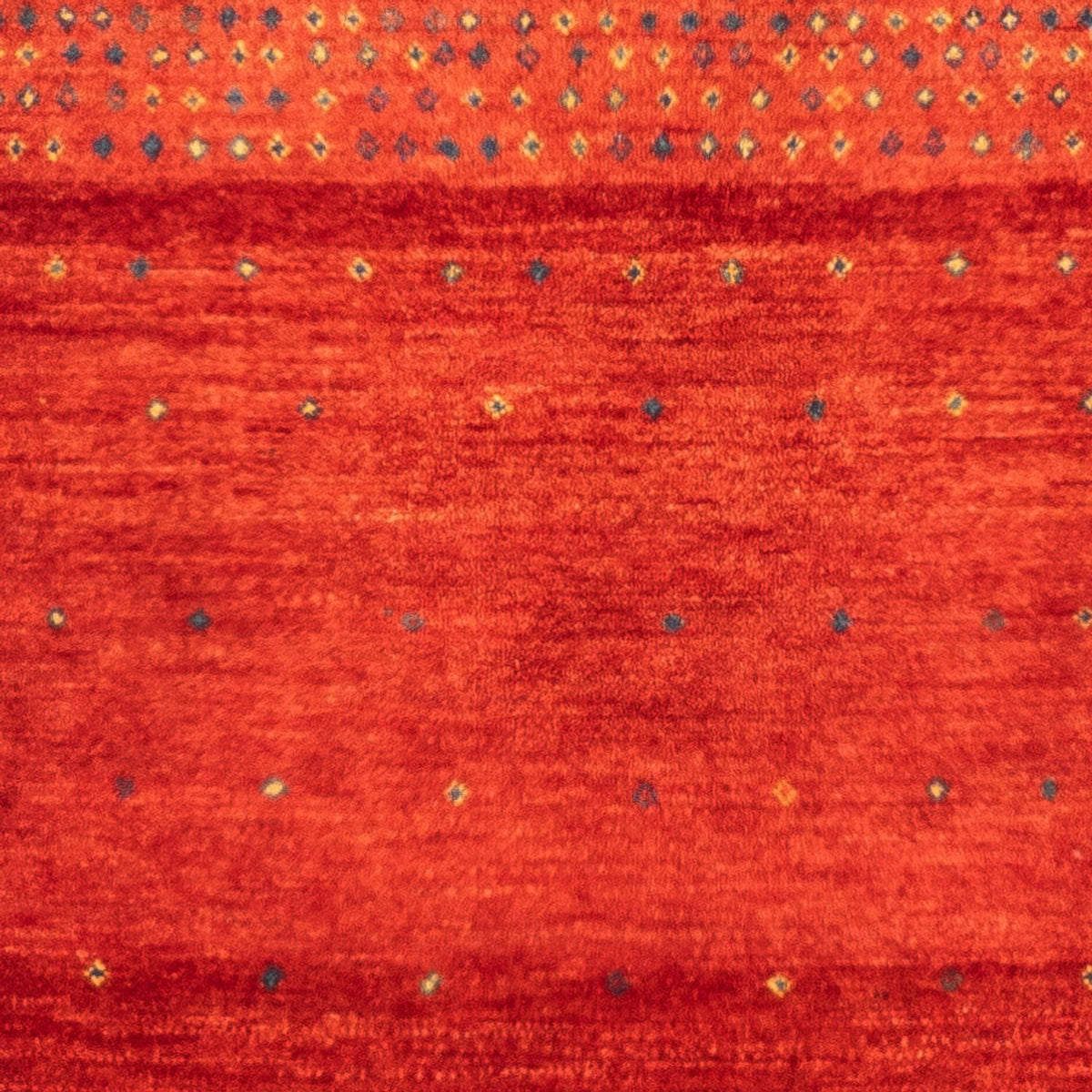 Alfombra Gabbeh - Persa - 128 x 80 cm - rojo