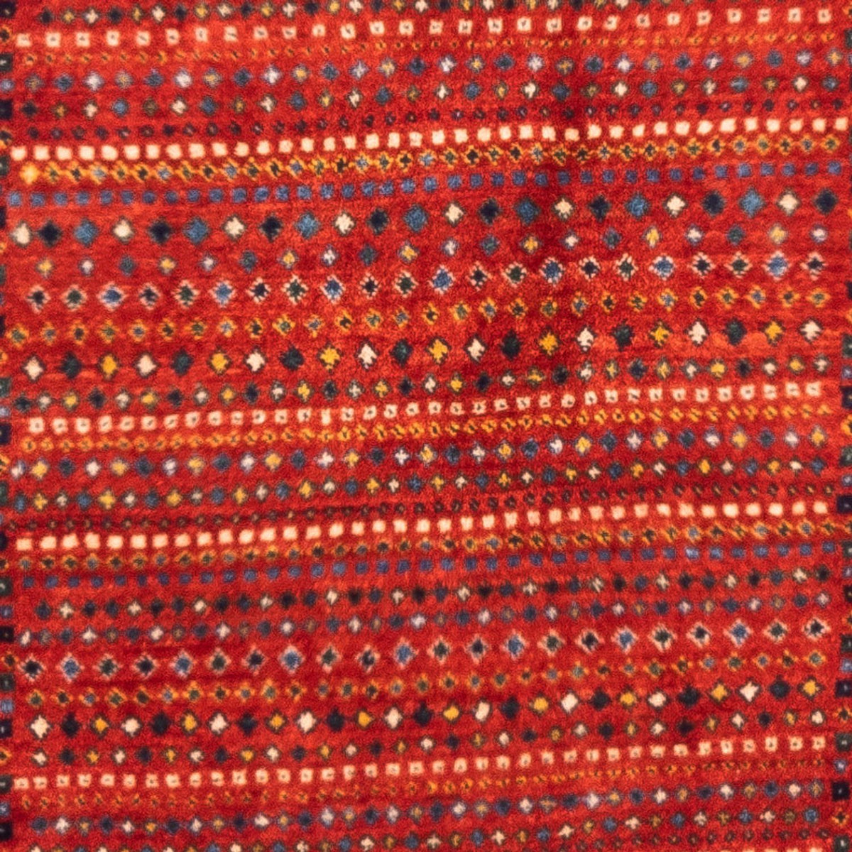 Alfombra Gabbeh - Persa - 144 x 80 cm - rojo
