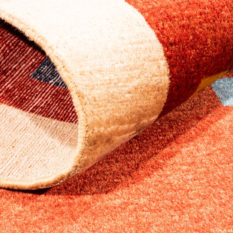 Alfombra de pasillo Alfombra Gabbeh - Persa - 190 x 79 cm - rojo