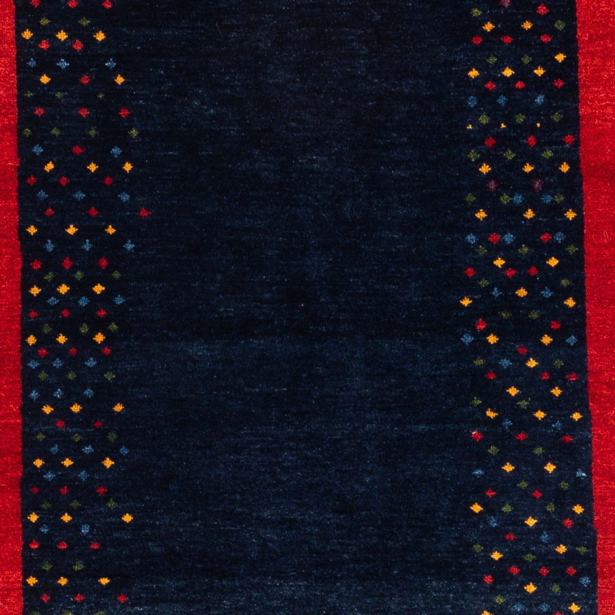 Alfombra Gabbeh - Persa - 176 x 123 cm - azul oscuro