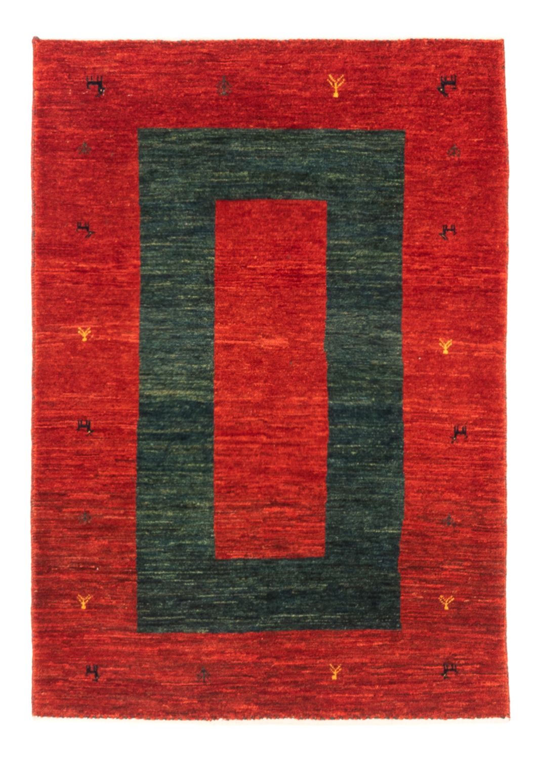Alfombra Gabbeh - Persa - 122 x 78 cm - rojo