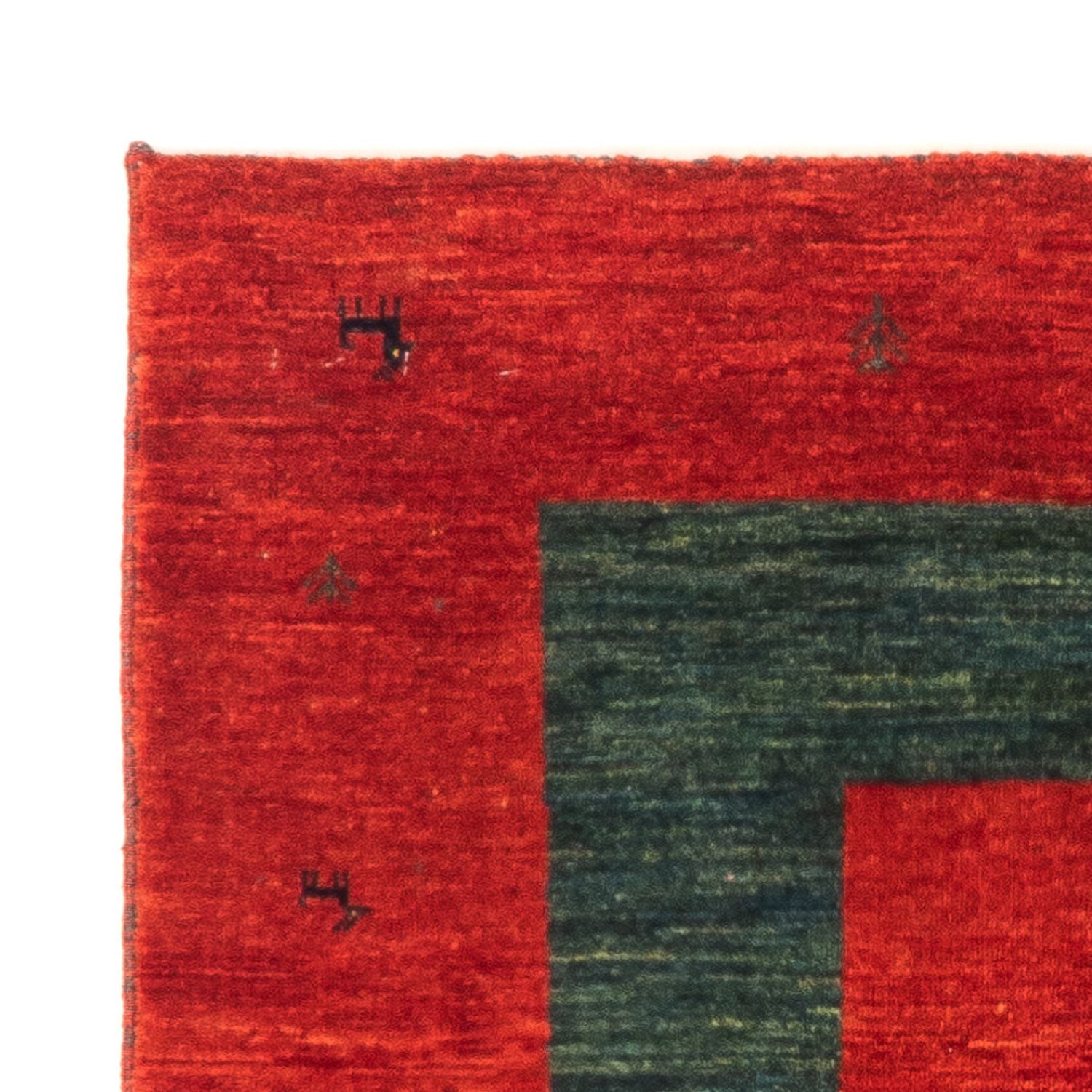 Alfombra Gabbeh - Persa - 122 x 78 cm - rojo