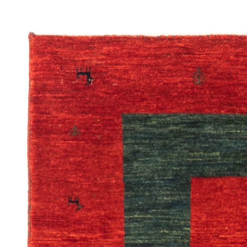 Alfombra Gabbeh - Persa - 122 x 78 cm - rojo