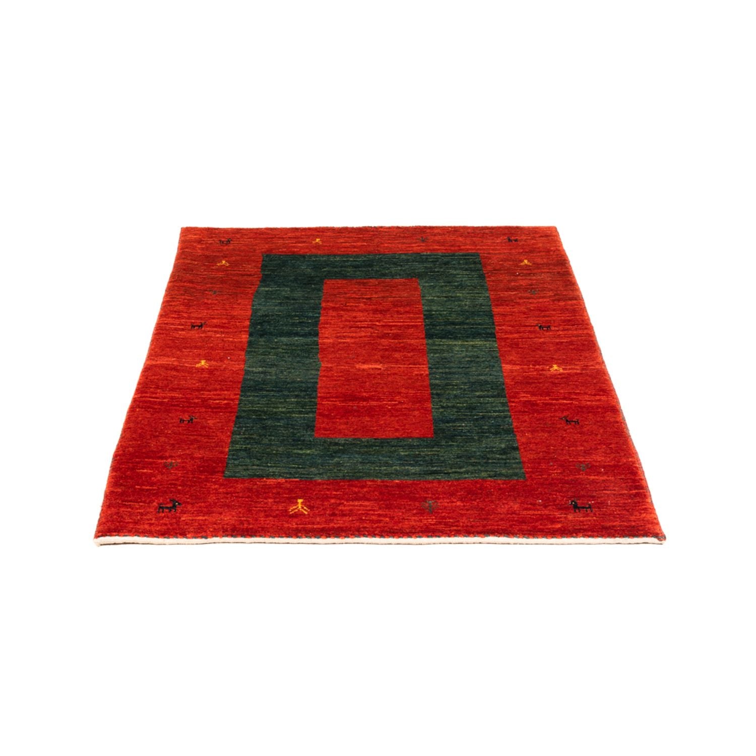 Alfombra Gabbeh - Persa - 122 x 78 cm - rojo