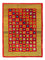 Alfombra Gabbeh - Persa - 242 x 186 cm - rojo