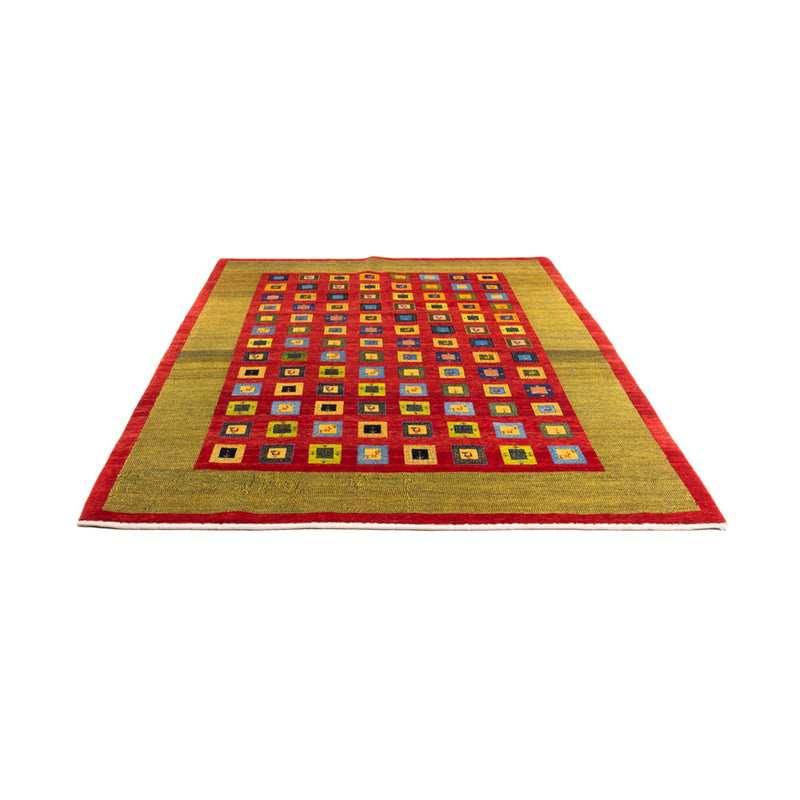 Alfombra Gabbeh - Persa - 242 x 186 cm - rojo
