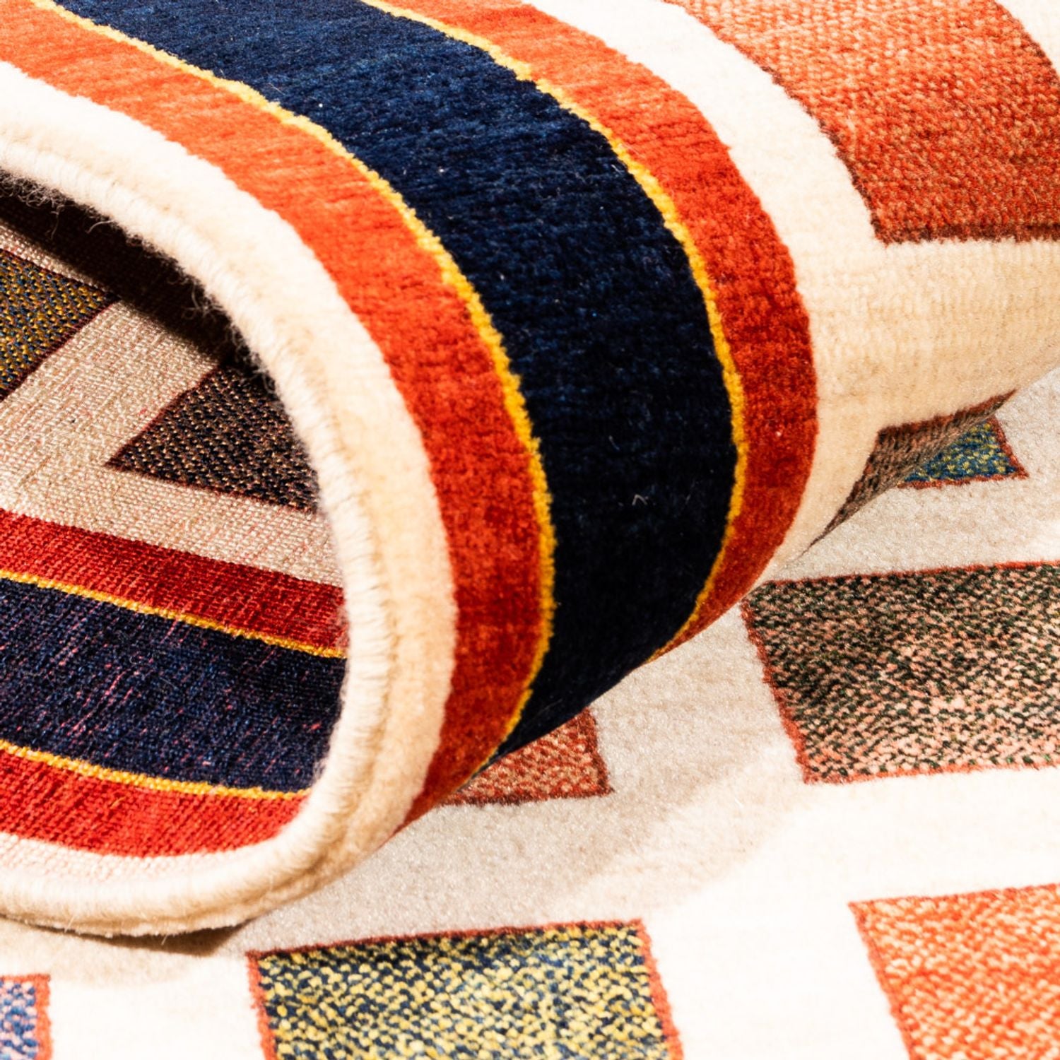 Alfombra Gabbeh - Persa - 204 x 133 cm - crema