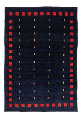 Alfombra Gabbeh - Persa - 200 x 146 cm - azul oscuro