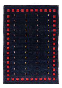 Alfombra Gabbeh - Persa - 200 x 146 cm - azul oscuro