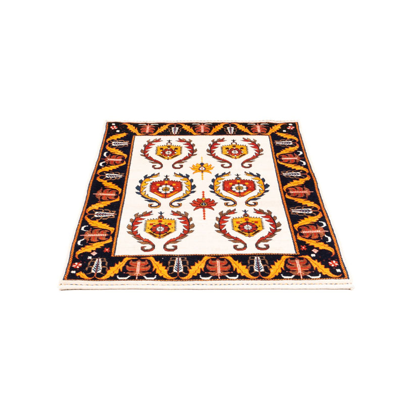 Alfombra Gabbeh - Persa - 126 x 86 cm - crema