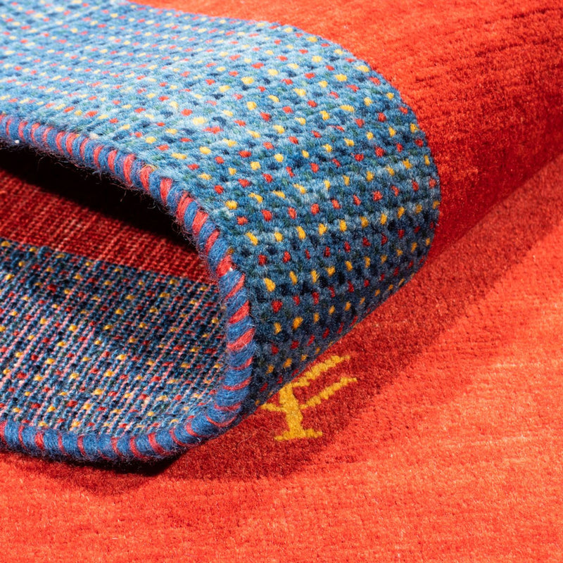 Alfombra Gabbeh - Persa - 148 x 100 cm - rojo