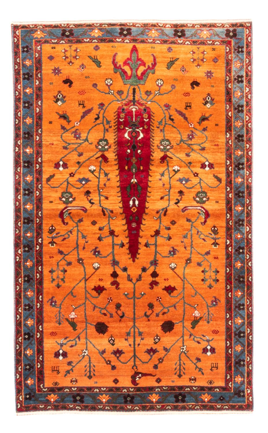 Alfombra Gabbeh - Persa - 155 x 100 cm - oro