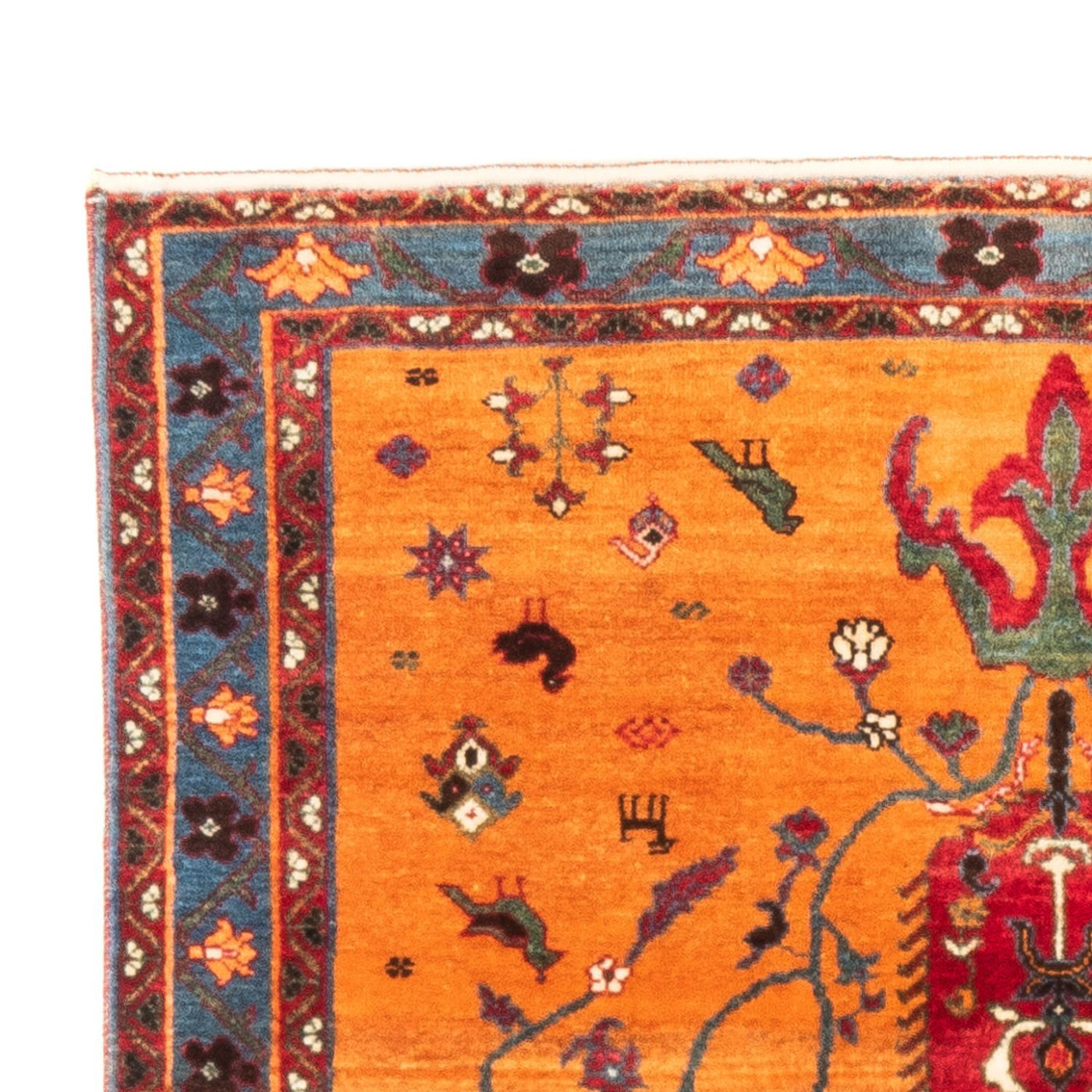 Gabbeh persa Alfombra 155x100cm - Perserteppich Wollteppich