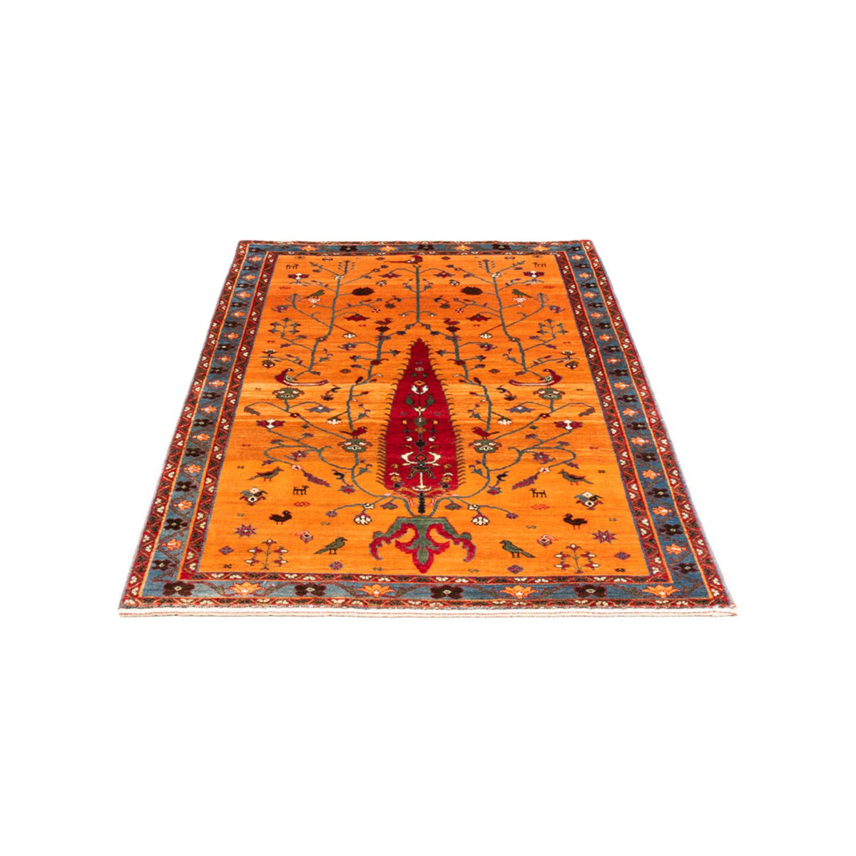 Alfombra Gabbeh - Persa - 155 x 100 cm - oro