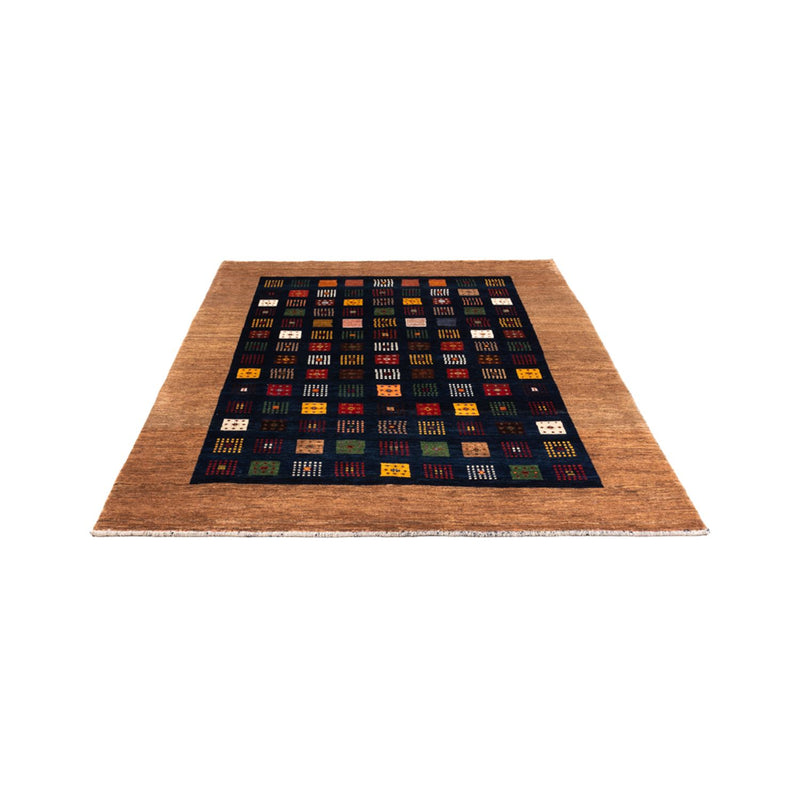 Alfombra Gabbeh - Persa - 200 x 150 cm - azul oscuro