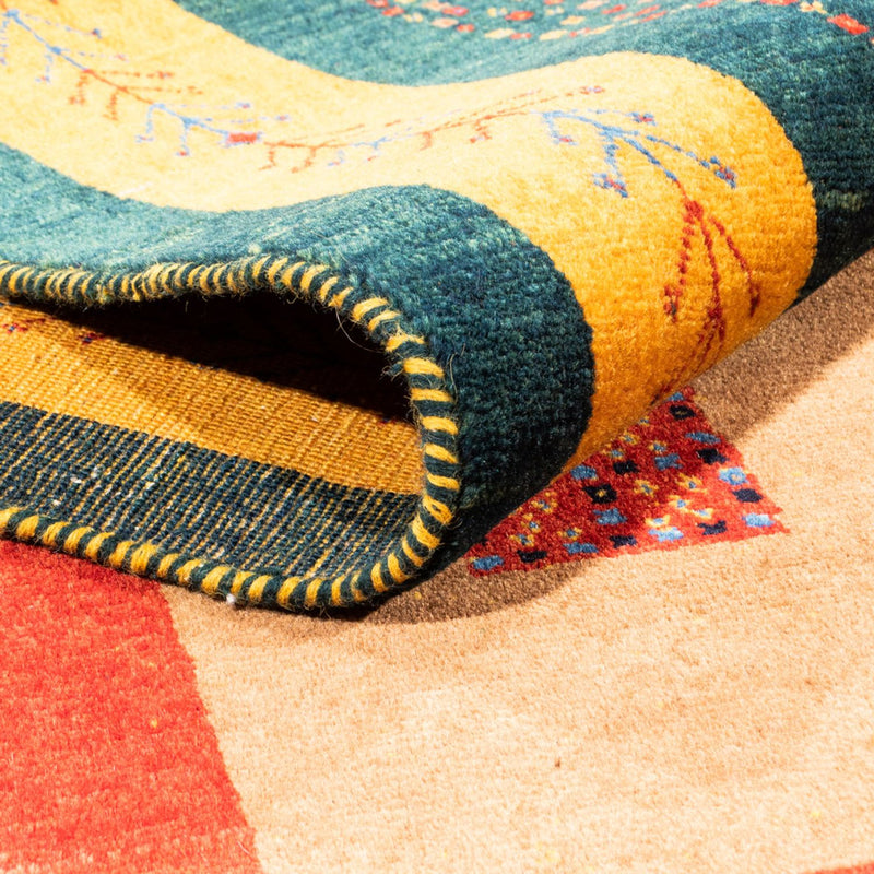 Alfombra Gabbeh - Persa - 197 x 155 cm - multicolor