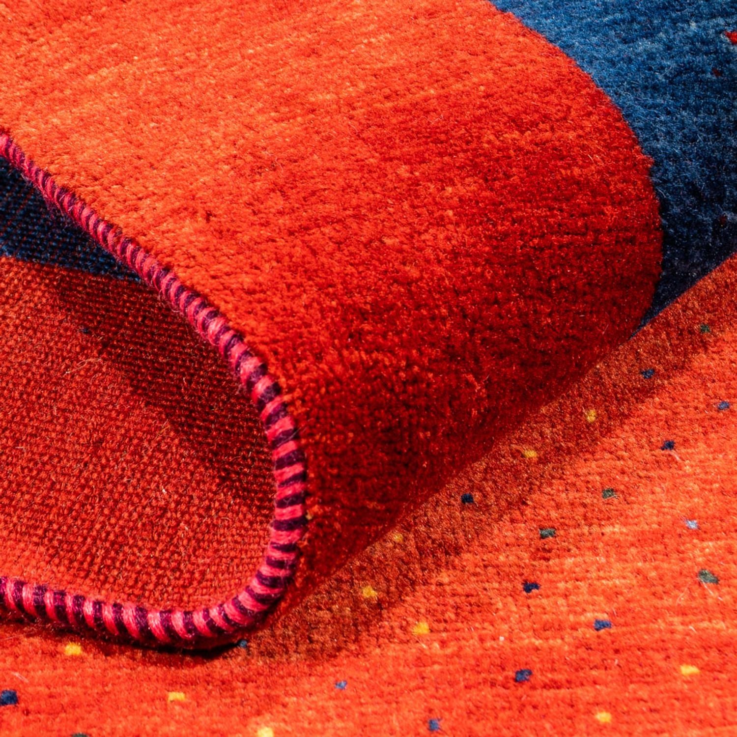 Alfombra Gabbeh - Persa - 158 x 103 cm - rojo