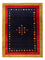 Alfombra Gabbeh - Persa - 216 x 158 cm - azul oscuro