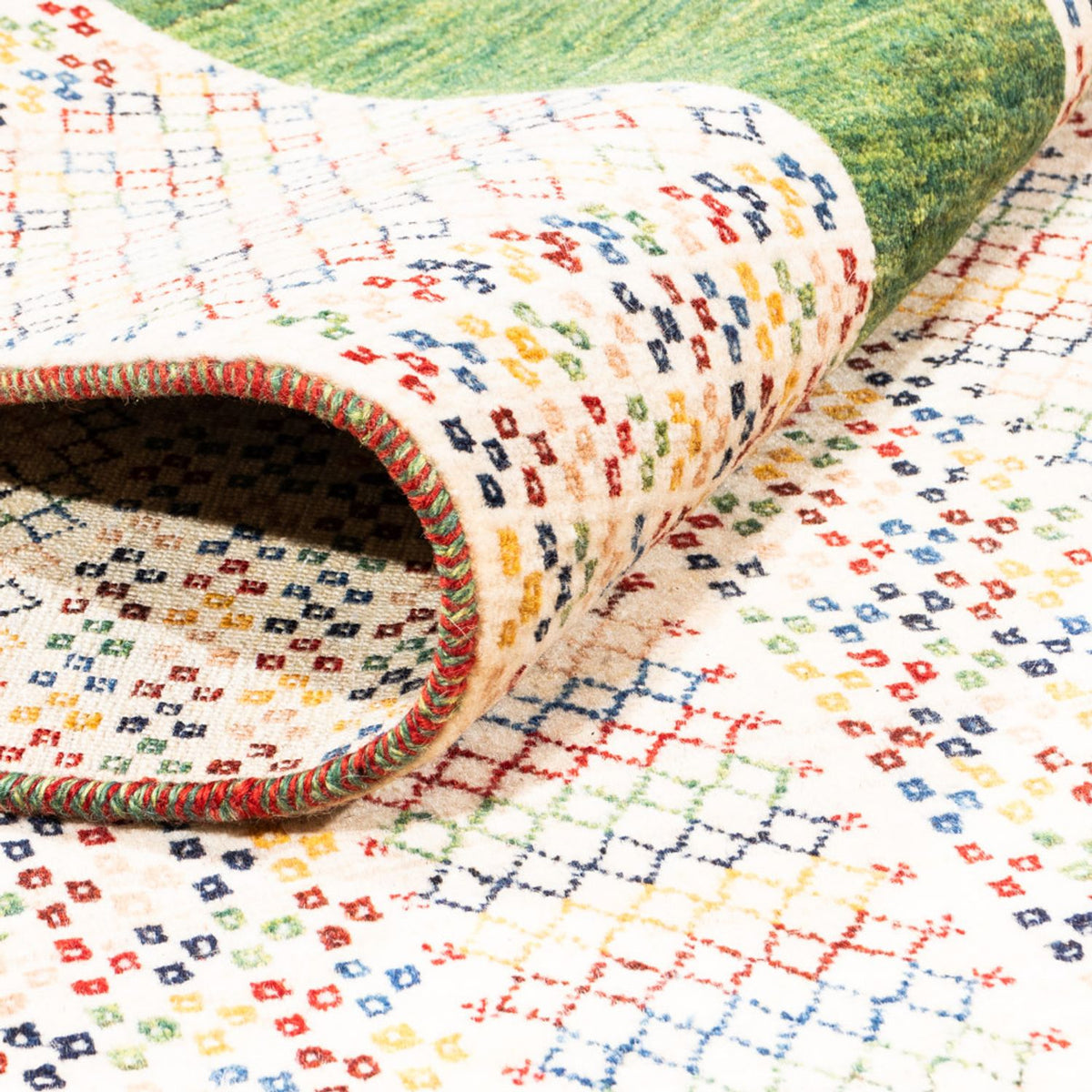 Alfombra Gabbeh - Persa - 262 x 178 cm - crema