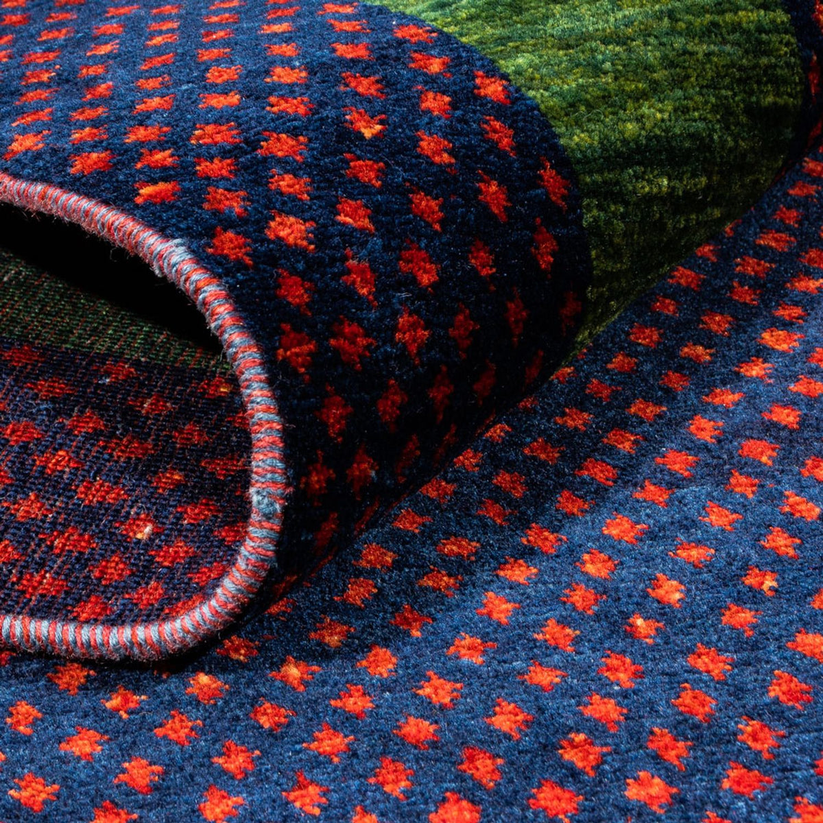 Alfombra Gabbeh - Persa - 196 x 124 cm - púrpura