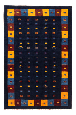 Alfombra Gabbeh - Persa - 152 x 102 cm - azul oscuro