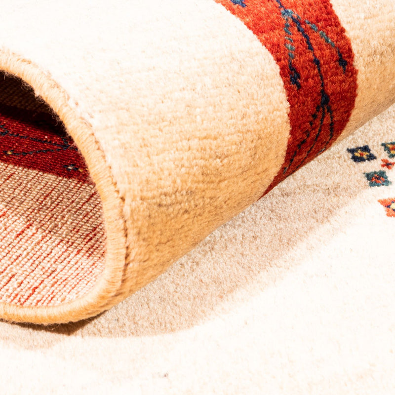Alfombra Gabbeh - Persa - 159 x 85 cm - crema