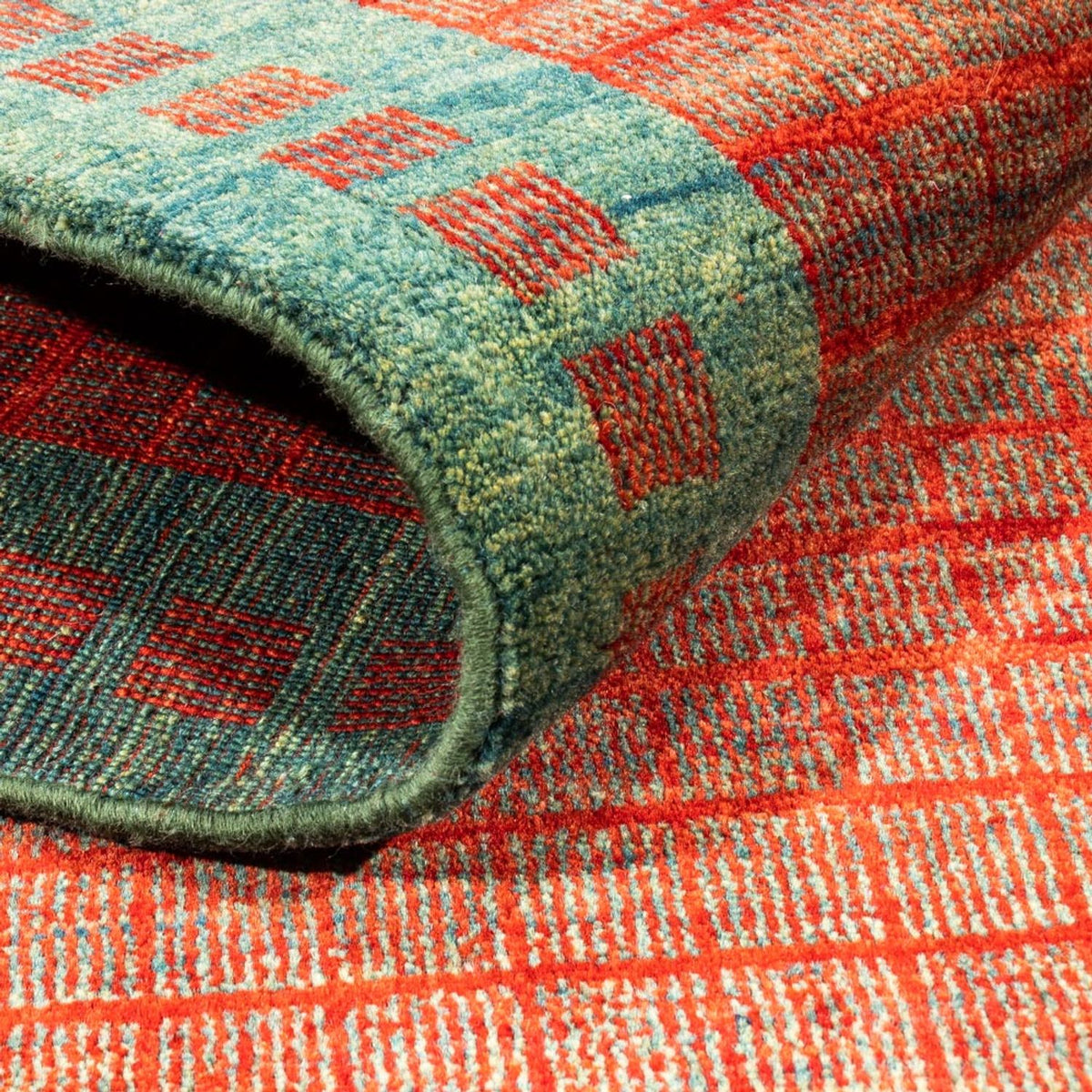 Alfombra Gabbeh - Persa - 153 x 103 cm - rojo