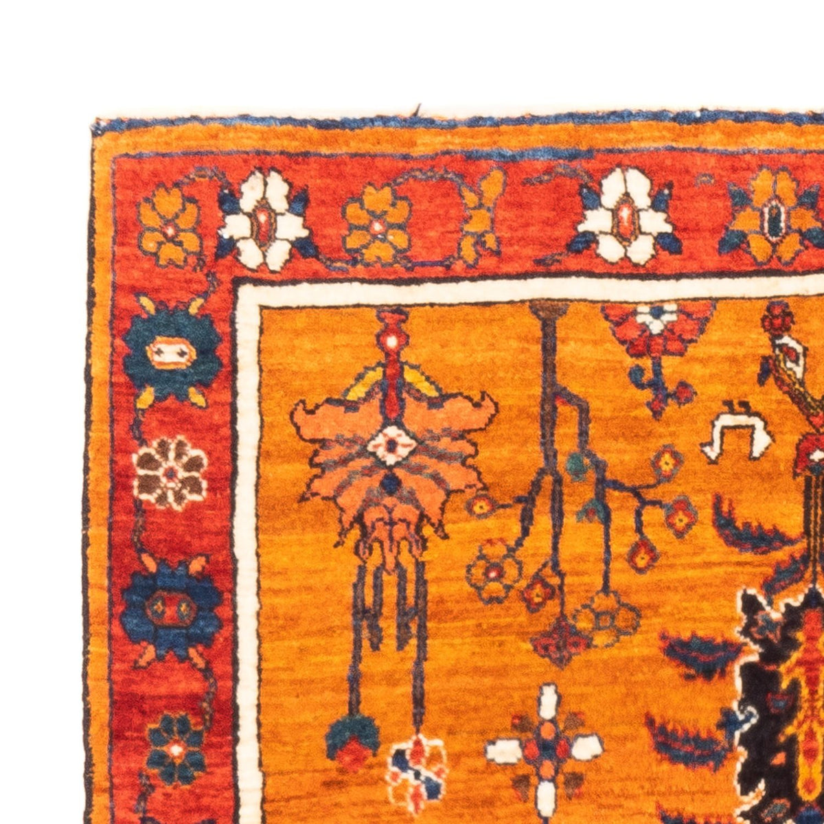 Alfombra Gabbeh - Persa - 150 x 105 cm - oro