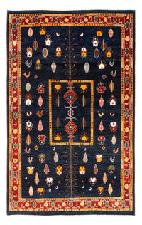 Alfombra Gabbeh - Persa - 235 x 150 cm - azul oscuro