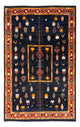 Gabbeh persa Alfombra 150x235cm - Perserteppich Wollteppich