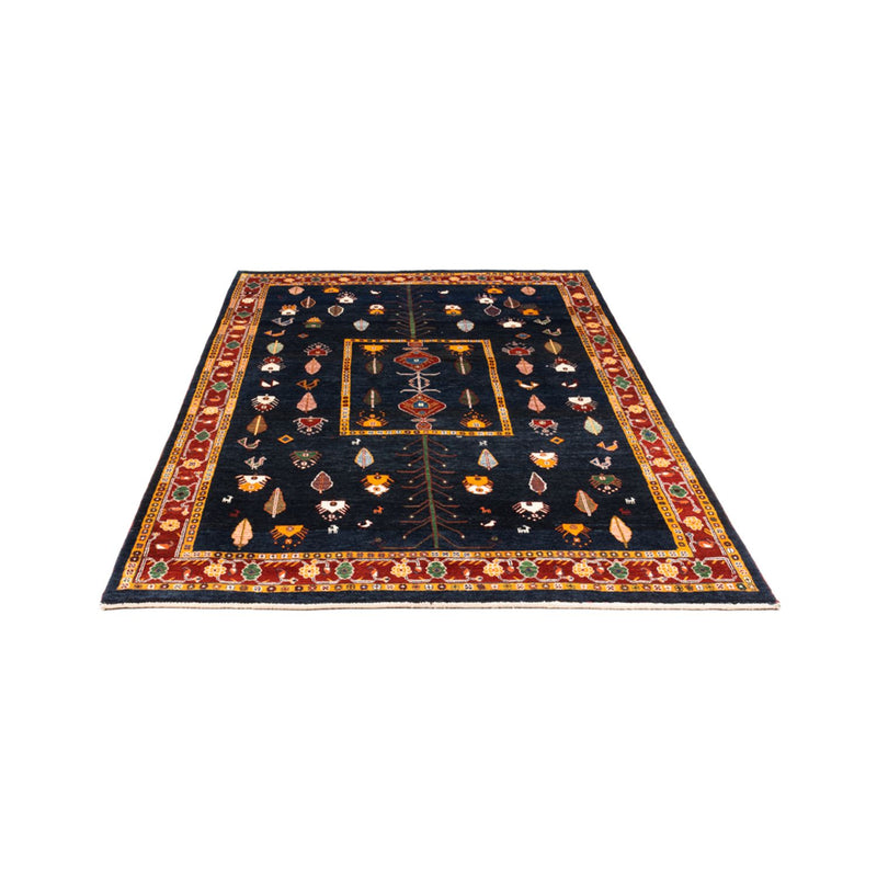 Alfombra Gabbeh - Persa - 235 x 150 cm - azul oscuro